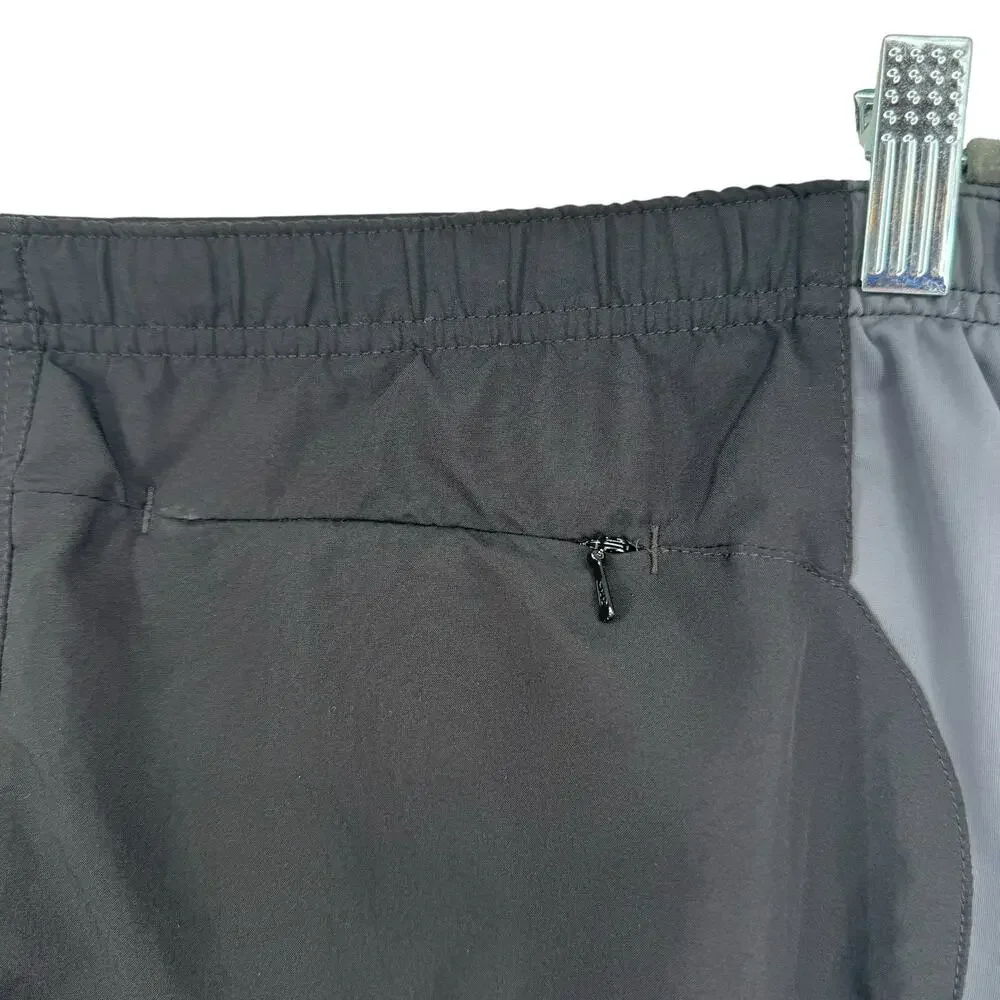 Salomon Womens Actilite Running Shorts M‎ Black Drawstring Waist